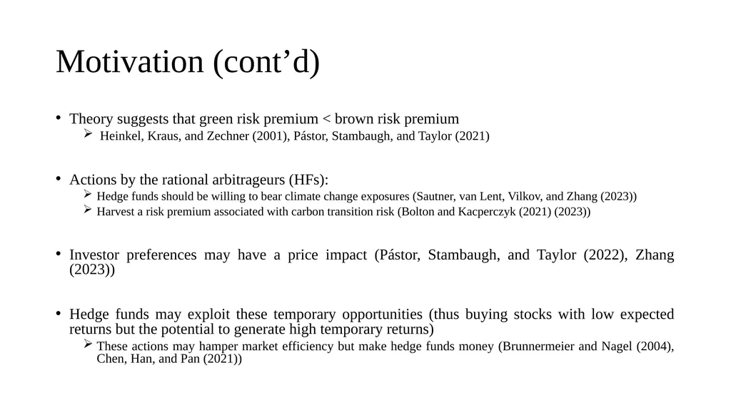Are Hedge Funds Exploiting Climate Concerns? - slide 3 of 25