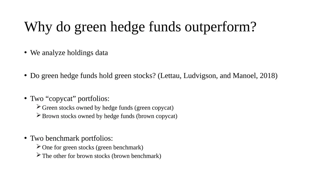 Are Hedge Funds Exploiting Climate Concerns? - slide 17 of 25