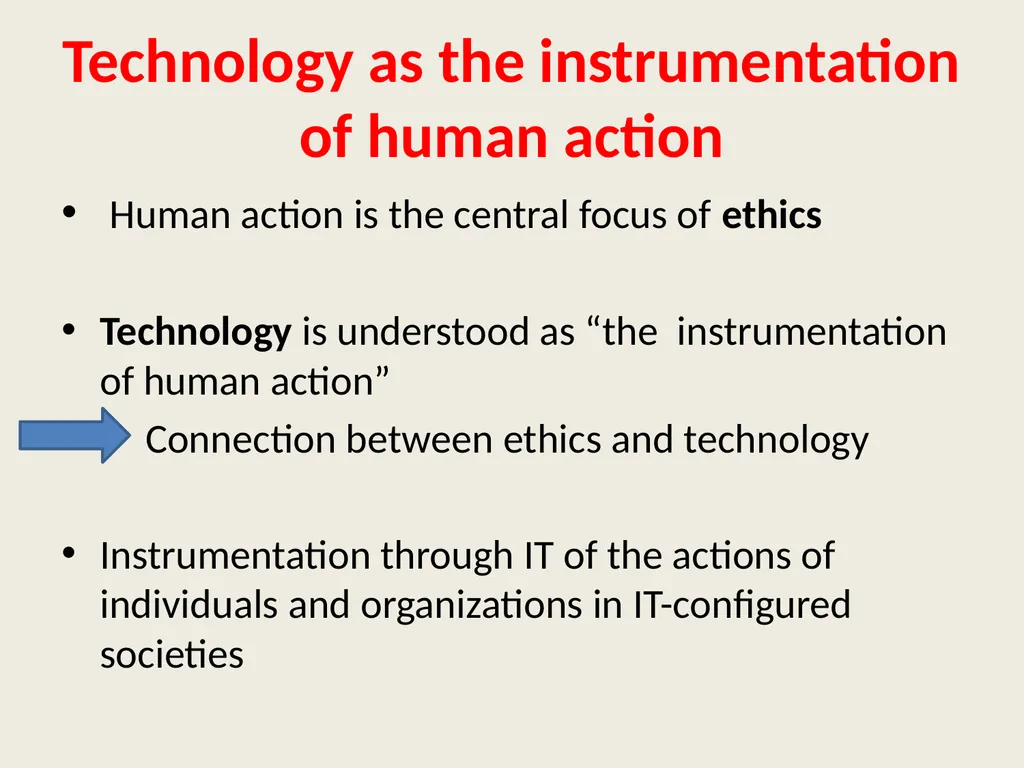 Chapter 3: Ethics in IT-configured societies - slide 8 of 31