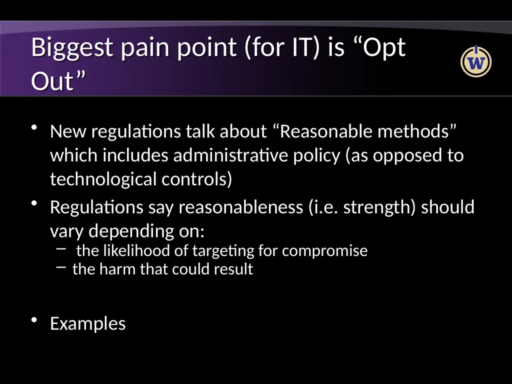 FERPA and Active Directory Brian Arkills Software - slide 28 of 35