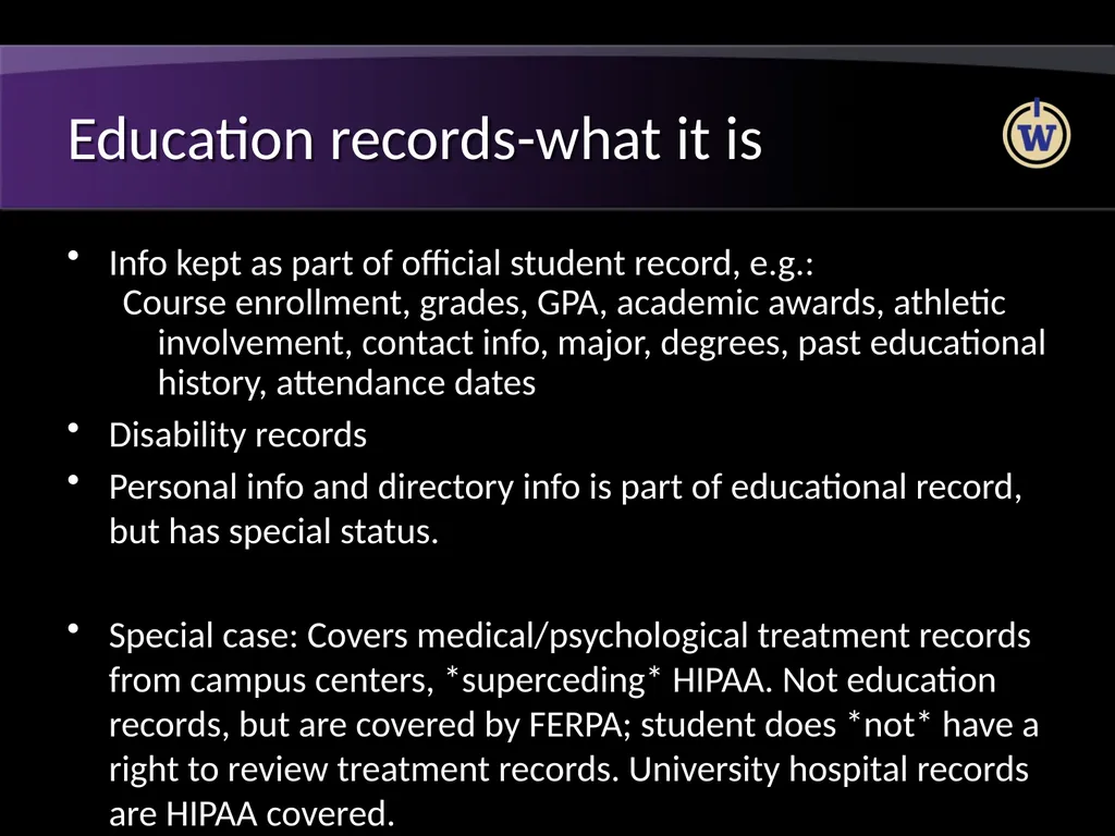 FERPA and Active Directory Brian Arkills Software - slide 13 of 35