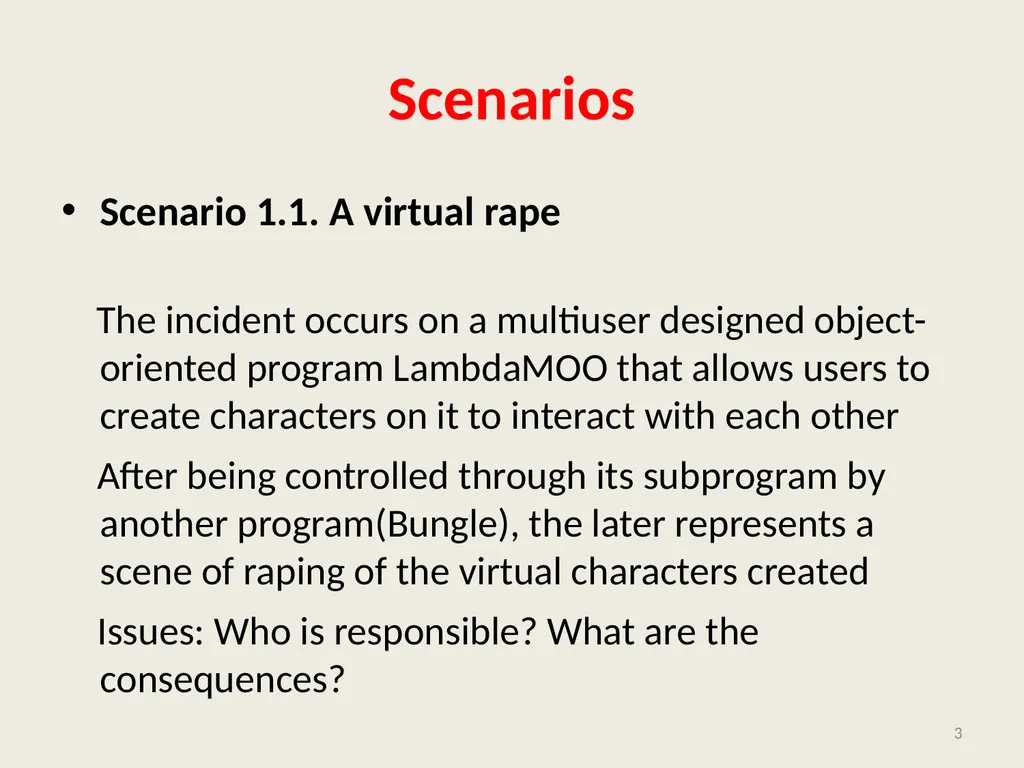Computer Ethics and Society 1 Chapter 1: - slide 3 of 34