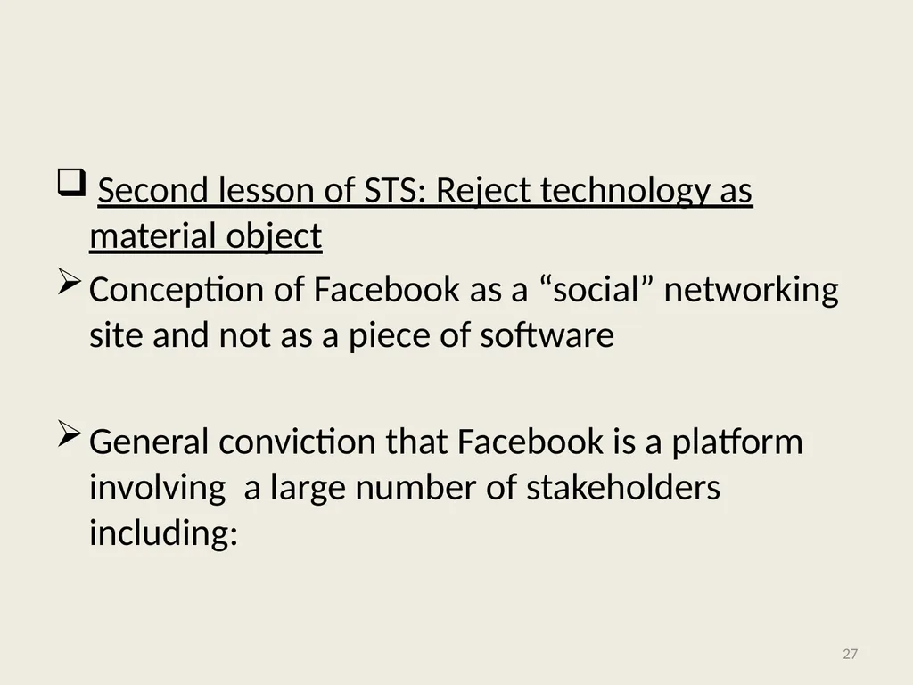 Computer Ethics and Society 1 Chapter 1: - slide 27 of 34
