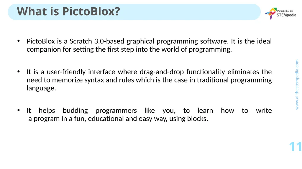 Session 1 Introduction to Coding What is a - slide 11 of 23