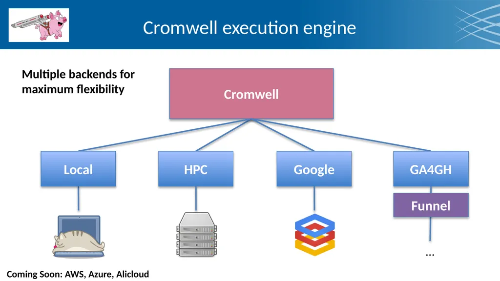 Cromwell & WDL Bioinformatics workflows at any - slide 7 of 14
