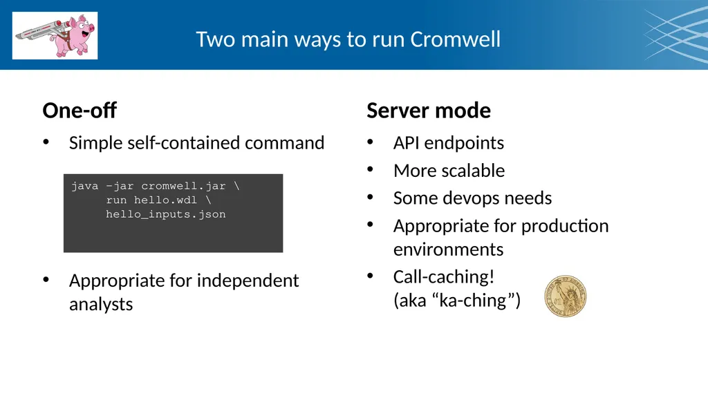 Cromwell & WDL Bioinformatics workflows at any - slide 8 of 14