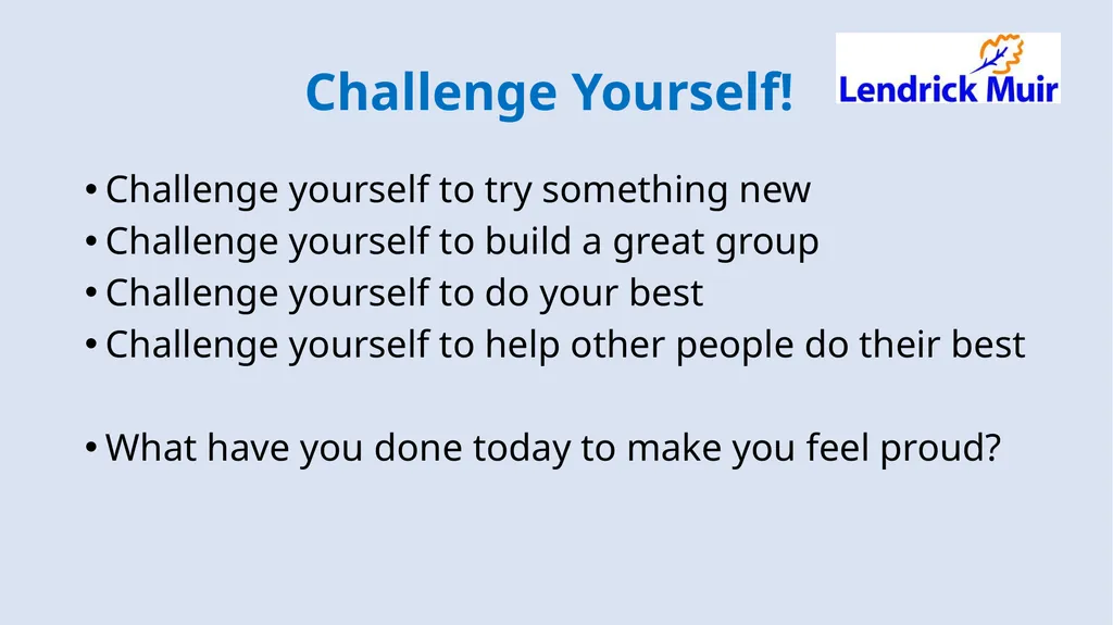 Lendrick Muir Wednesday 22nd April – Friday 24th - slide 7 of 18