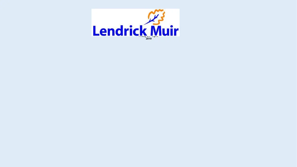 Lendrick Muir Wednesday 22nd April – Friday 24th - slide 2 of 18