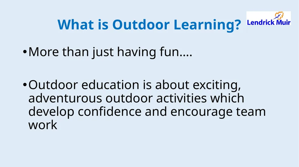 Lendrick Muir Wednesday 22nd April – Friday 24th - slide 5 of 18