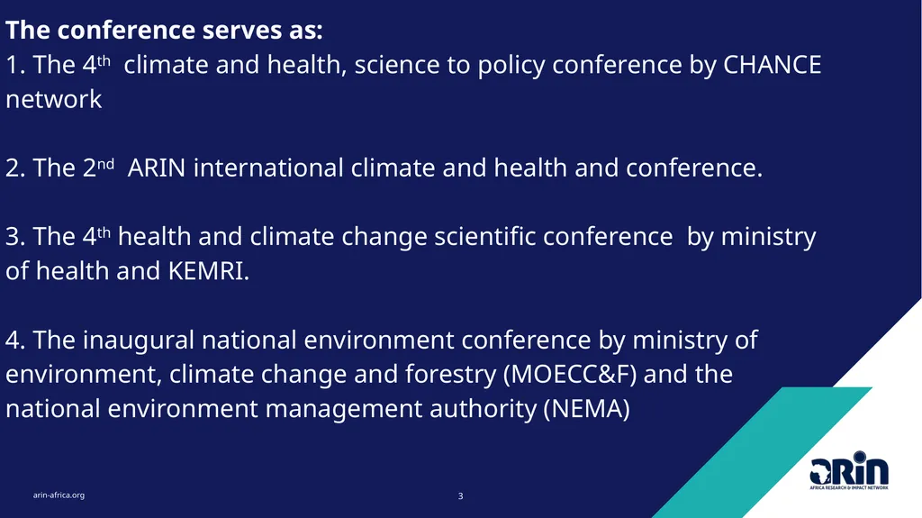 Pan-African Conference on Environment, Climate - slide 3 of 14