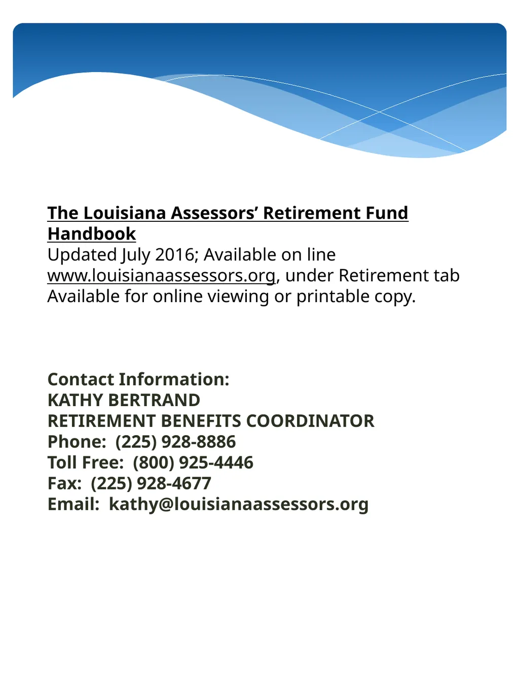 Assessors Association Website: - slide 11 of 11