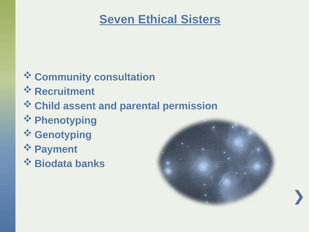 Genetic Research with Children Affected by - slide 7 of 49