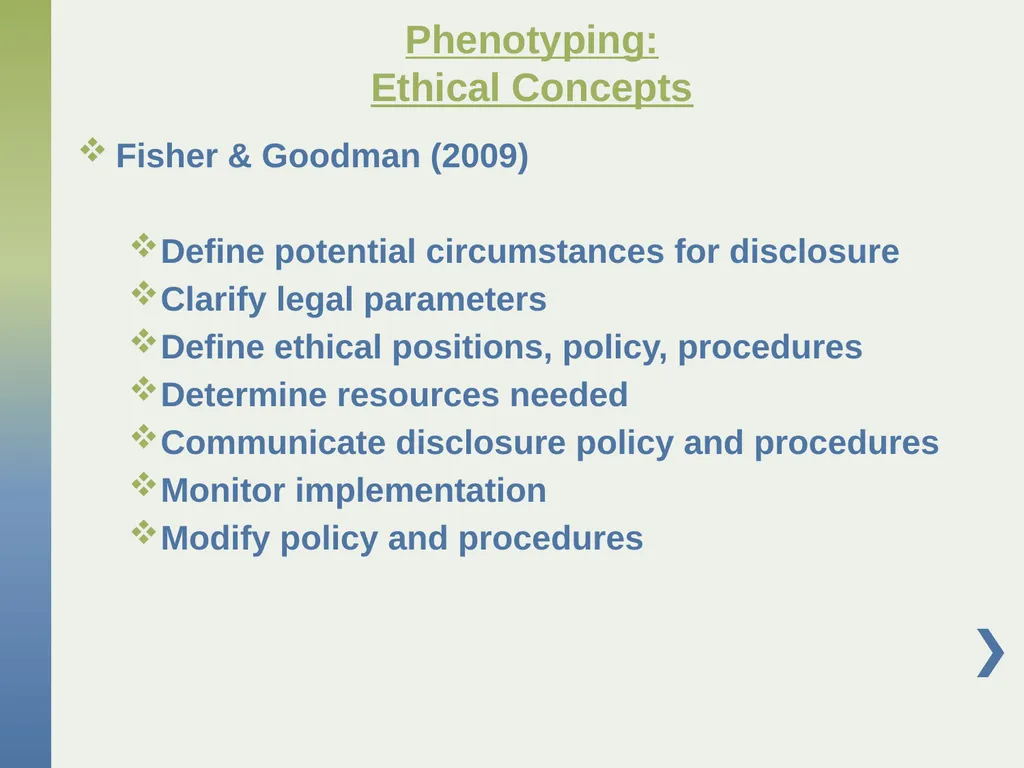 Genetic Research with Children Affected by - slide 47 of 49