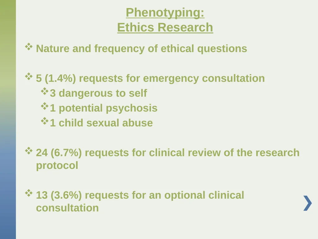 Genetic Research with Children Affected by - slide 49 of 49