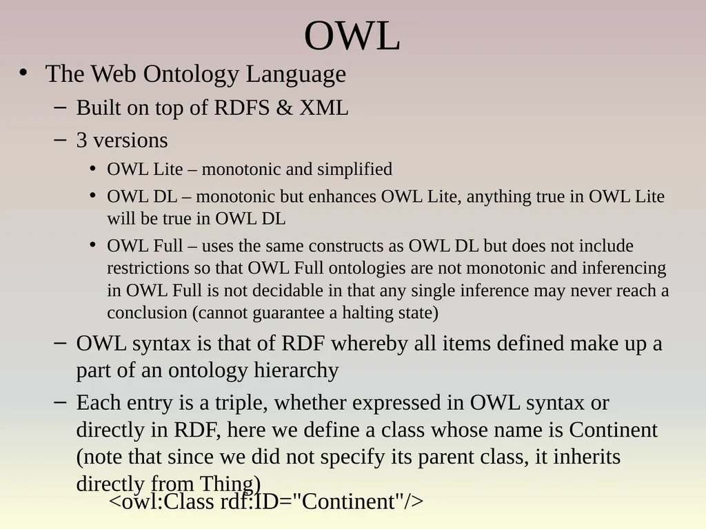 The Semantic Web Asset: the web stores a large - slide 21 of 56