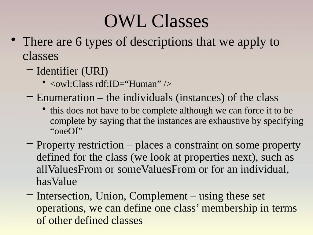 The Semantic Web Asset: the web stores a large - slide 23 of 56