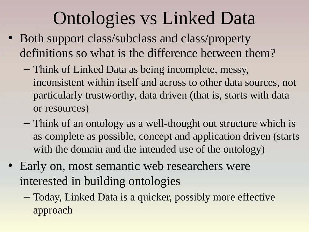 The Semantic Web Asset: the web stores a large - slide 15 of 56