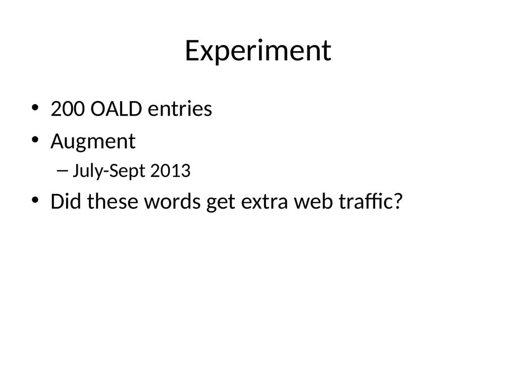 Augmenting online dictionary entries with corpus - slide 7 of 26