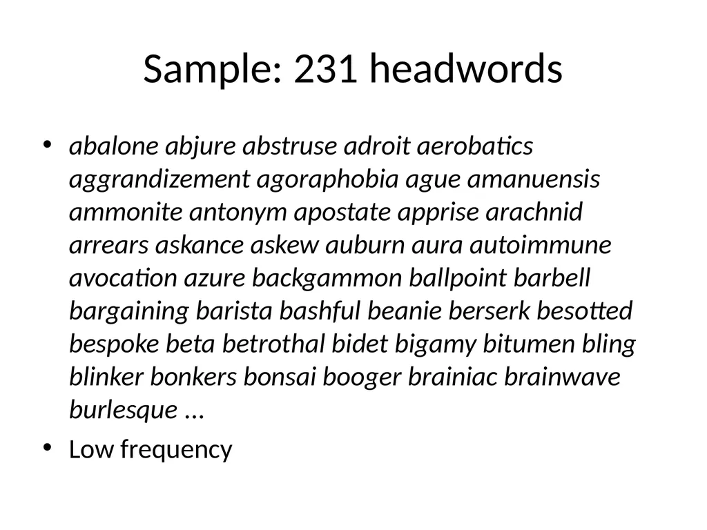 Augmenting online dictionary entries with corpus - slide 12 of 26