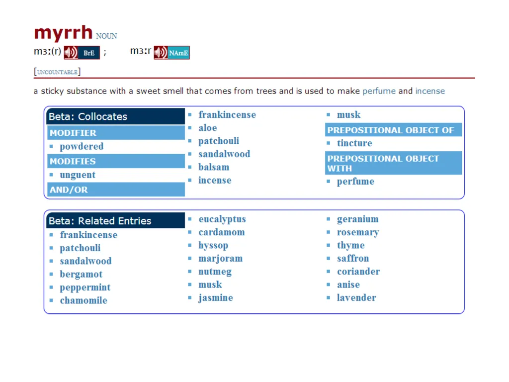 Augmenting online dictionary entries with corpus - slide 14 of 26