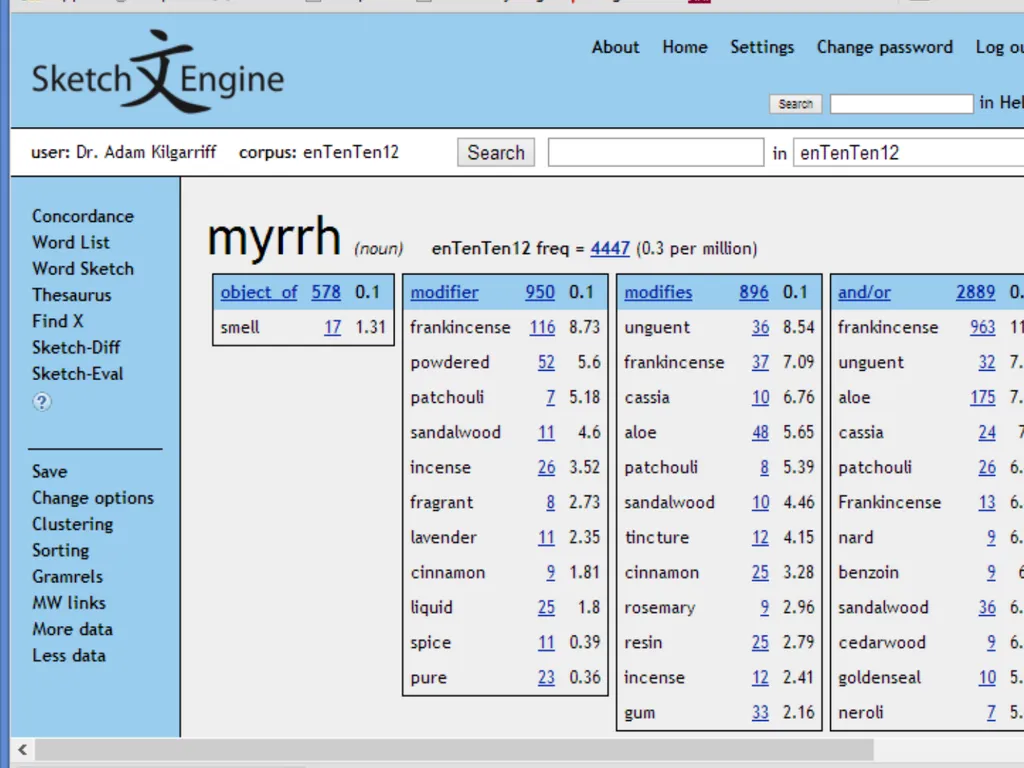 Augmenting online dictionary entries with corpus - slide 9 of 26