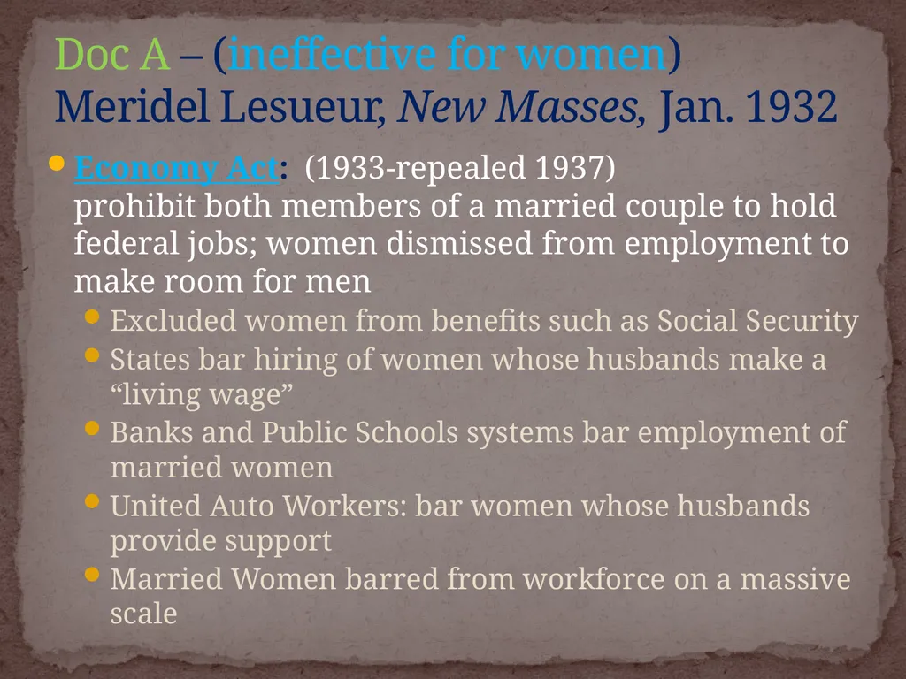 NEW DEAL DBQ Historical Thinking Skills: - slide 11 of 101