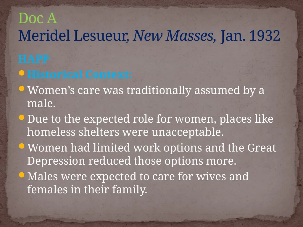 NEW DEAL DBQ Historical Thinking Skills: - slide 7 of 101