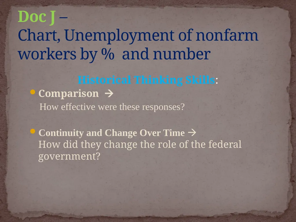 NEW DEAL DBQ Historical Thinking Skills: - slide 96 of 101