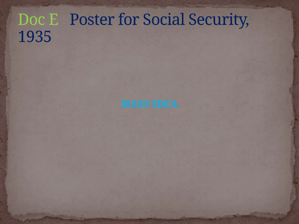 NEW DEAL DBQ Historical Thinking Skills: - slide 40 of 101