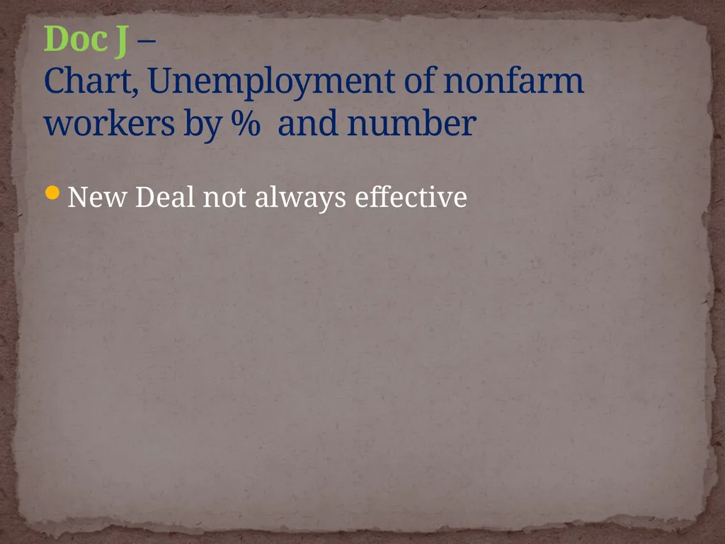 NEW DEAL DBQ Historical Thinking Skills: - slide 97 of 101