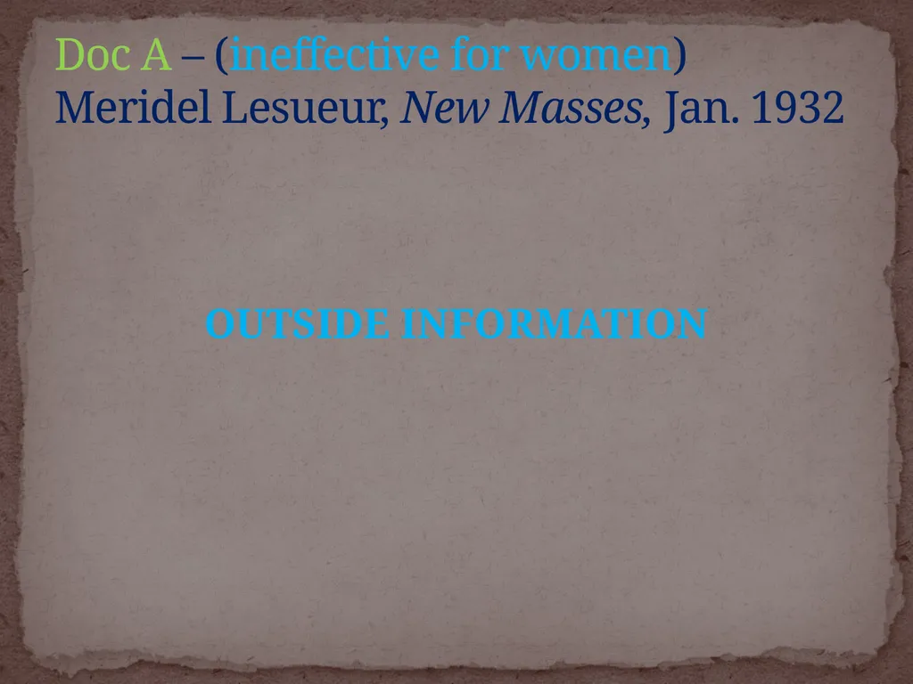 NEW DEAL DBQ Historical Thinking Skills: - slide 10 of 101