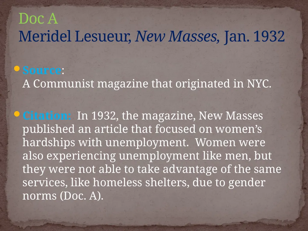 NEW DEAL DBQ Historical Thinking Skills: - slide 5 of 101