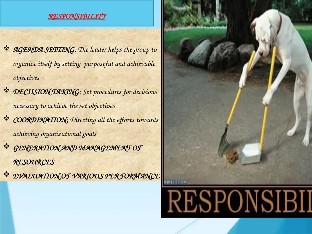 LEADERSHIP AND PRODUCTIVITY . INTRODUCTION - slide 14 of 18