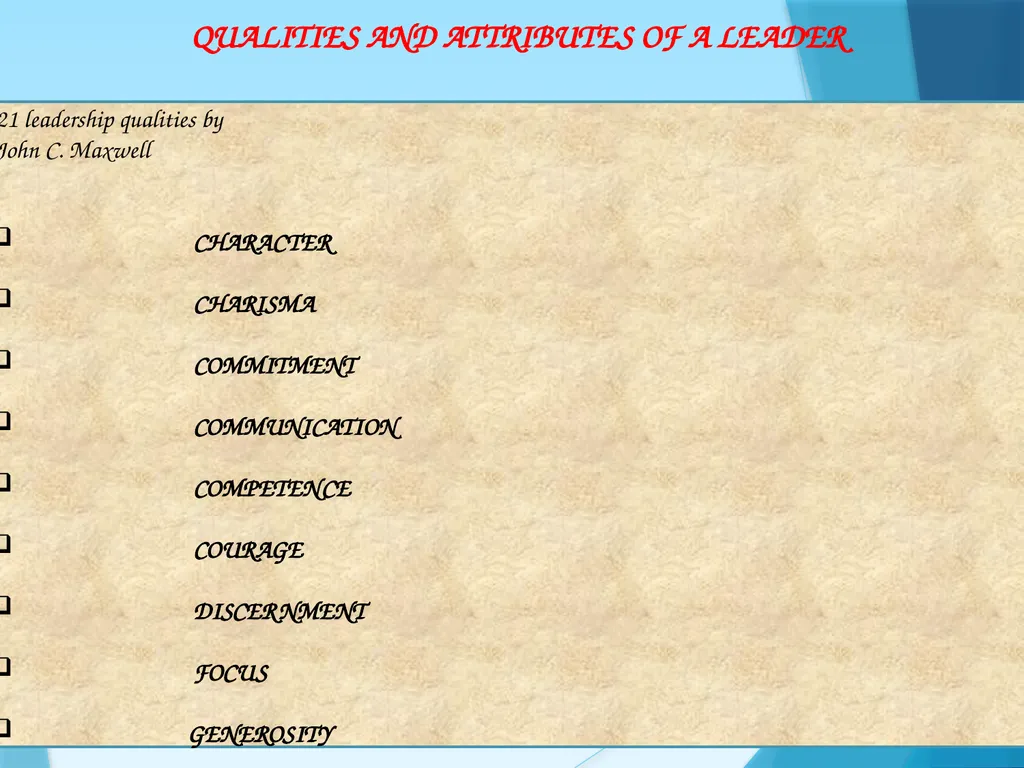LEADERSHIP AND PRODUCTIVITY . INTRODUCTION - slide 12 of 18