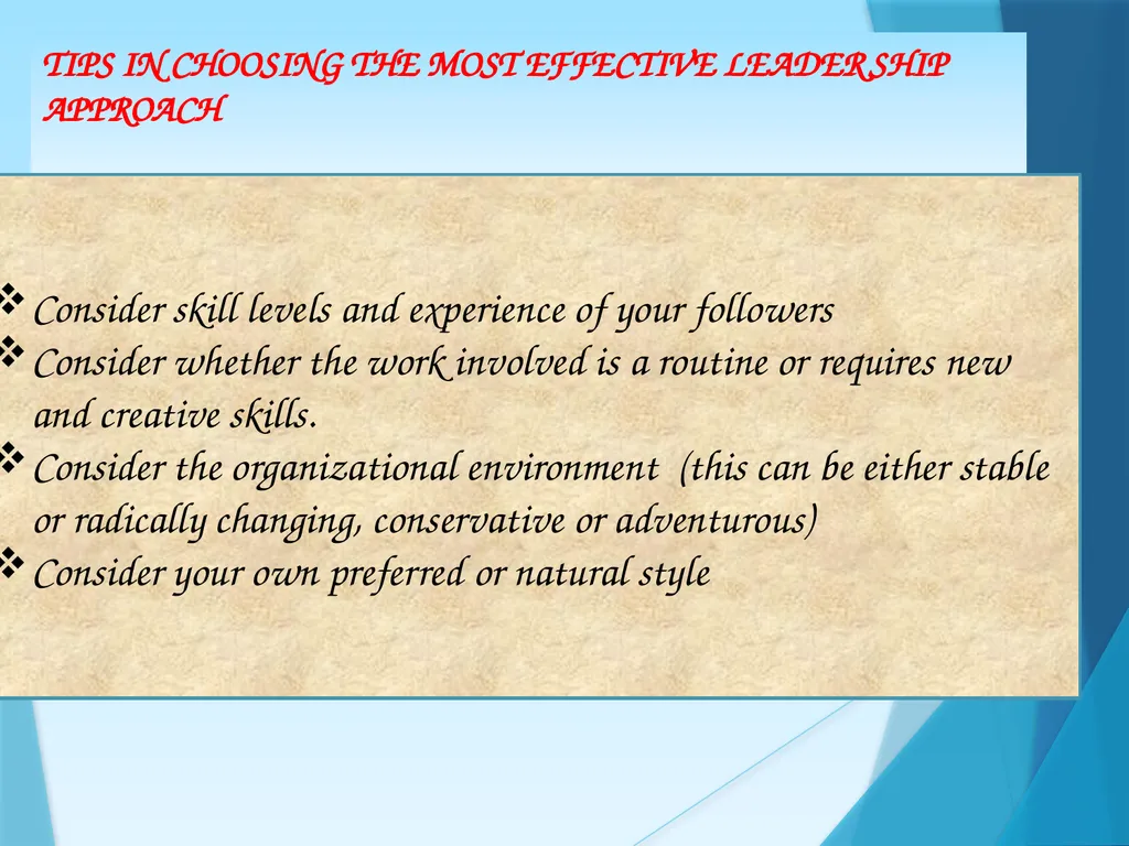 LEADERSHIP AND PRODUCTIVITY . INTRODUCTION - slide 11 of 18