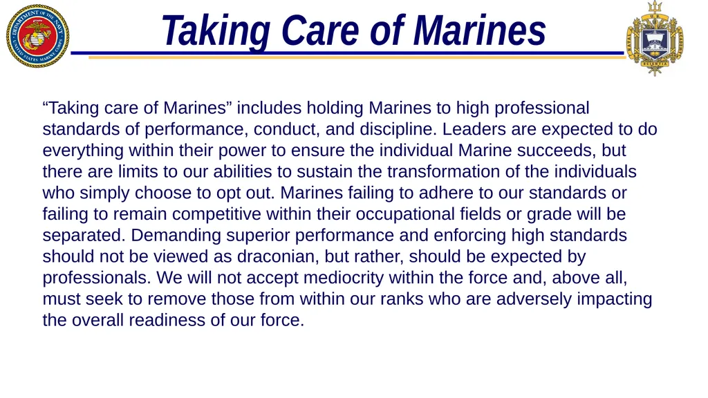 2/C MQS Review References 38th Commandant’s - slide 7 of 12