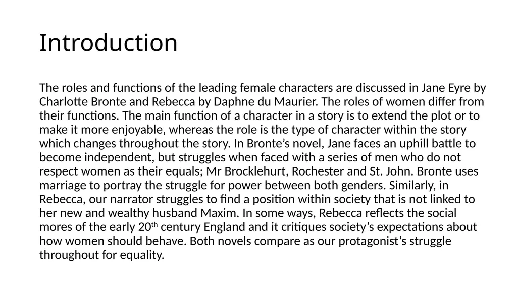 Compare and contrast the role and function of the - slide 2 of 11