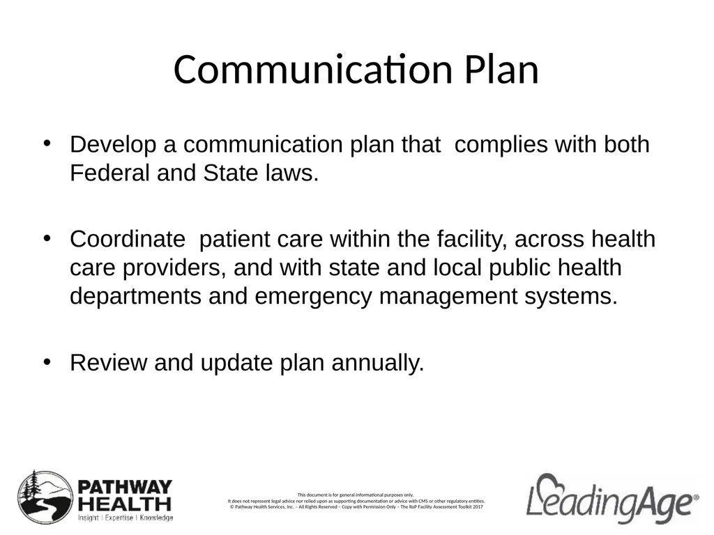 CMS Emergency Preparedness Rule Understanding the - slide 15 of 32