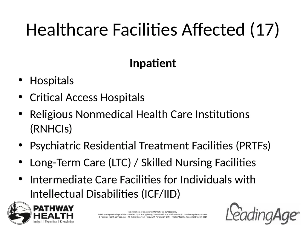 CMS Emergency Preparedness Rule Understanding the - slide 3 of 32
