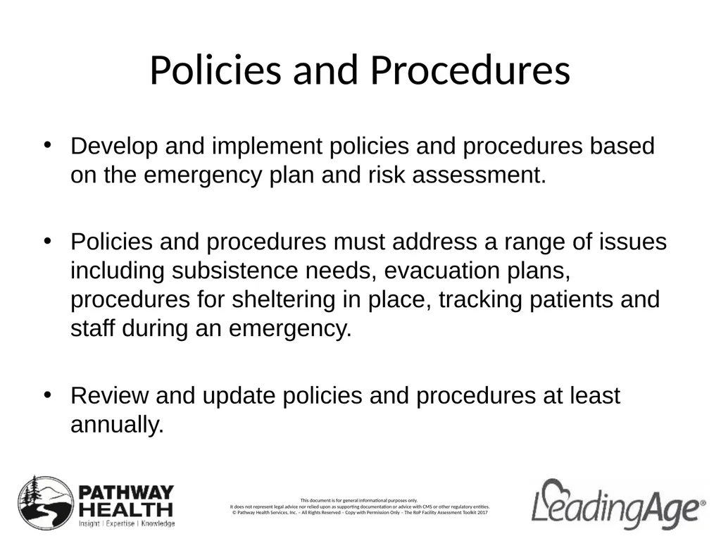 CMS Emergency Preparedness Rule Understanding the - slide 10 of 32
