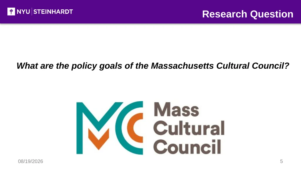 Development and Application of The Cultural Policy - slide 5 of 16