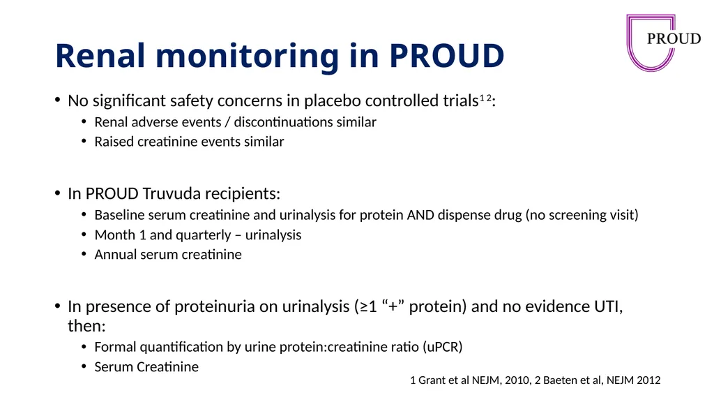 Renal function in the PROUD study, a pragmatic - slide 4 of 16