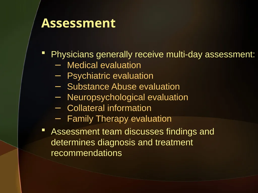 When the Healer Needs Healing: Impairment in - slide 32 of 50