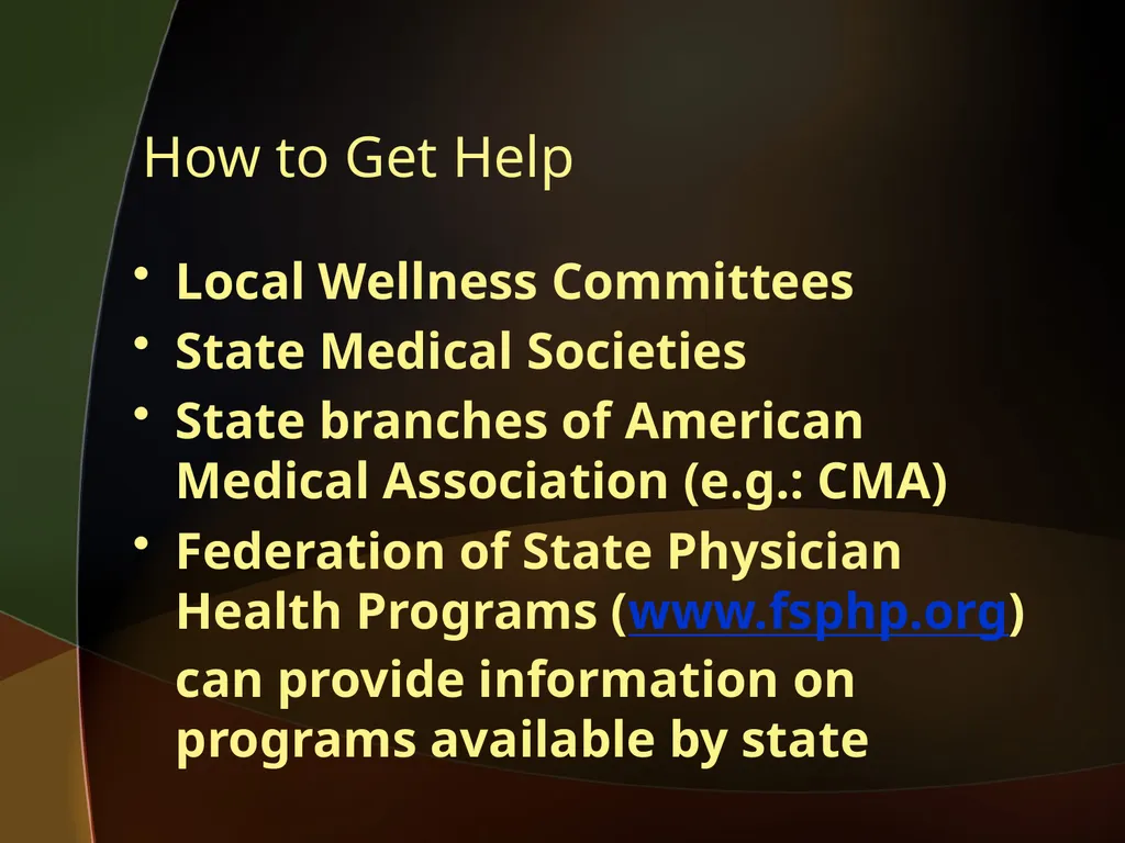When the Healer Needs Healing: Impairment in - slide 46 of 50
