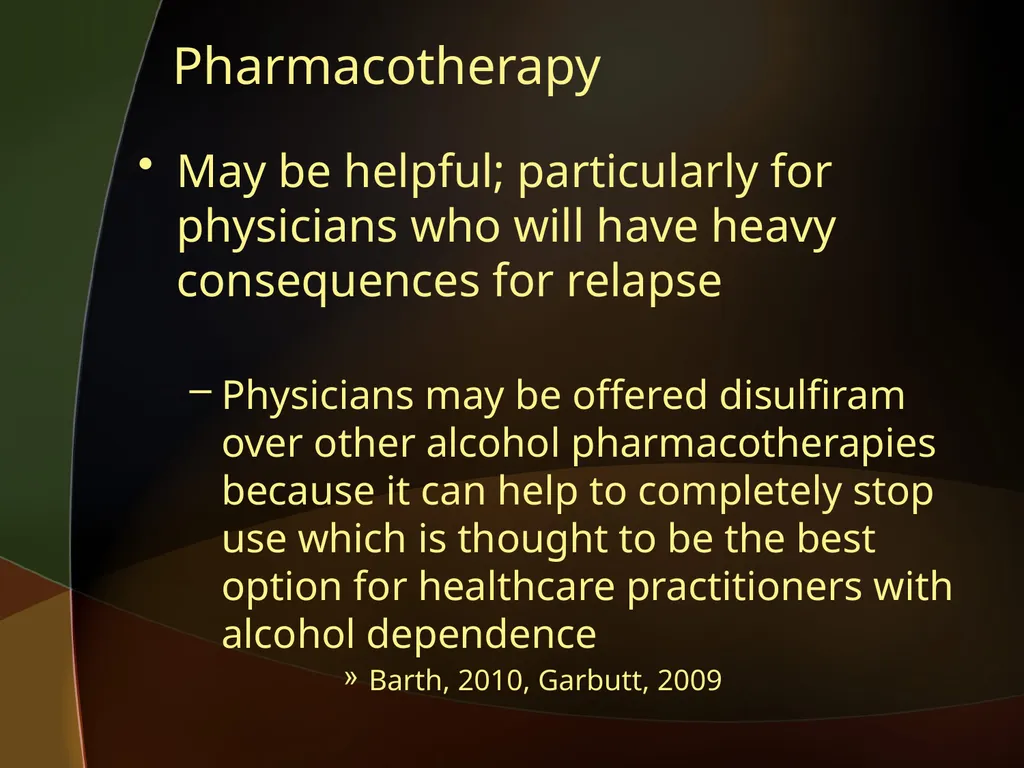 When the Healer Needs Healing: Impairment in - slide 37 of 50
