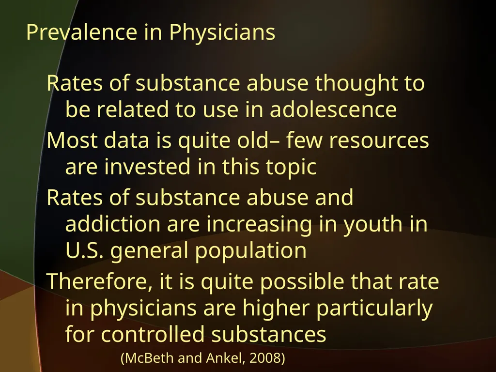 When the Healer Needs Healing: Impairment in - slide 17 of 50