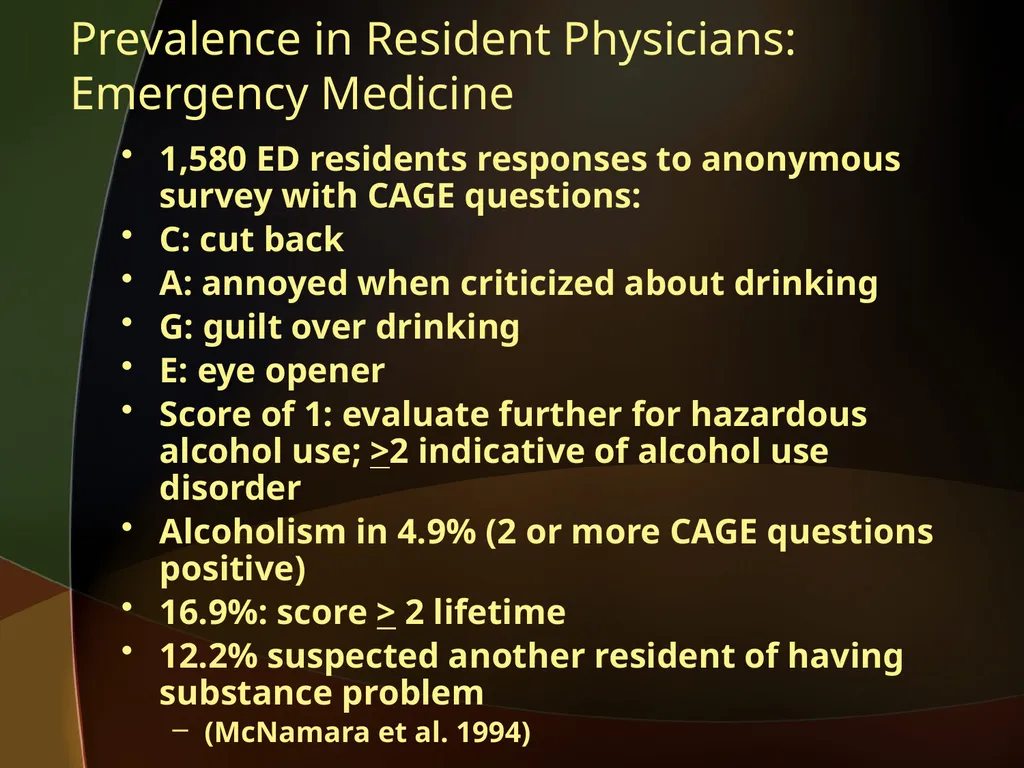 When the Healer Needs Healing: Impairment in - slide 14 of 50