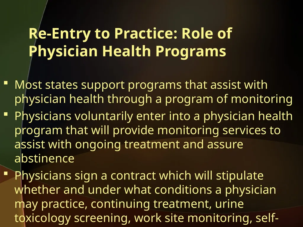 When the Healer Needs Healing: Impairment in - slide 39 of 50