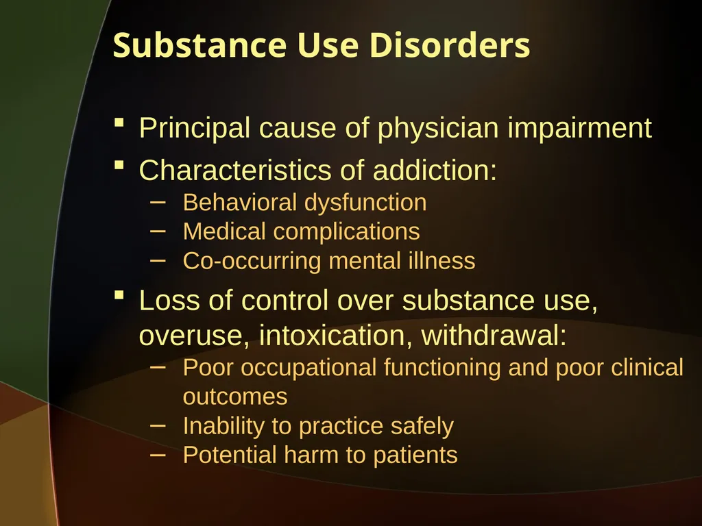 When the Healer Needs Healing: Impairment in - slide 5 of 50