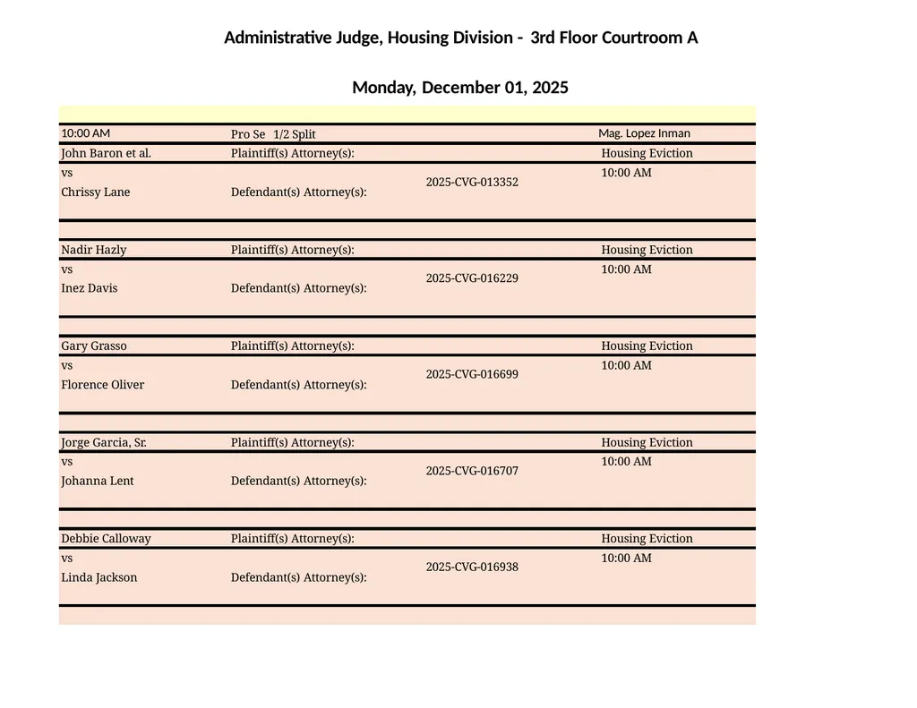 Administrative Judge, Housing Division - 3rd Floor - slide 10 of 103